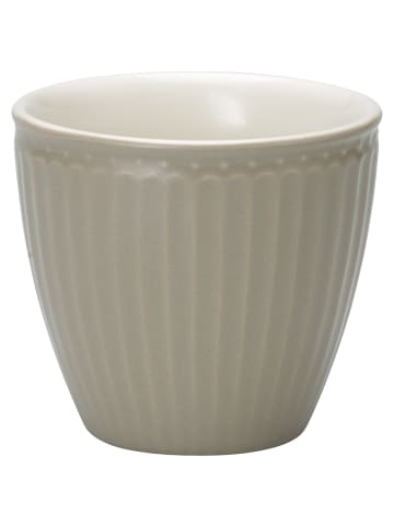 Greengate Latte Cup Becher ALICE WARM GREY Grau