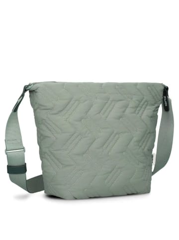 Zwei Cleo - Umhängetasche 35 cm (eucalyptus-new) in eucalyptus-new