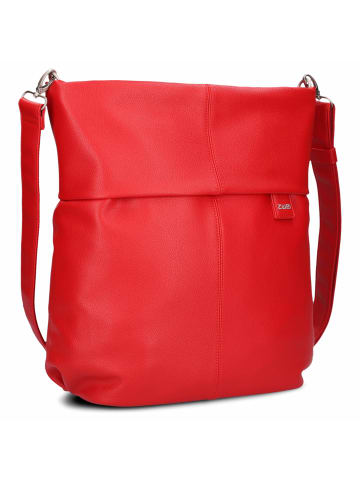 Zwei Mademoiselle M140 - Schultertasche 35 cm (nubuk-cappuccino) in cherry