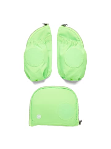 Ergobag Zubehör Fluo Led Seitentaschen Sicherheitsset 3tlg. in grün