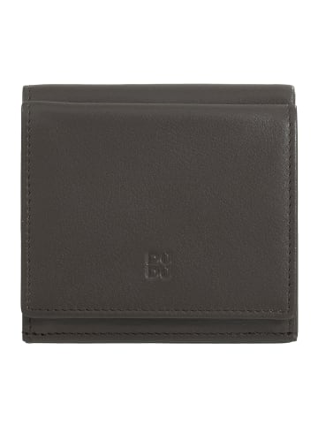 DuDu Flavio Geldbörse Leder 9.5 cm coffee brown