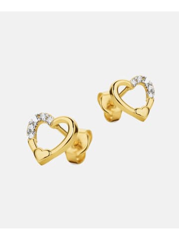 Diamant L'éternel Ohrringe aus 375 Gelbgold