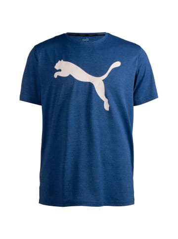 Puma Trainingsshirt Train Favourite Heather Cat in blau