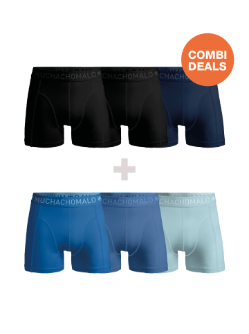 Muchachomalo 6er-Set: Boxershort in Mehrfarbig - für Herren