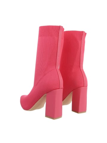 Ital-Design Stiefelette in Pink