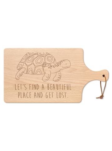 Mr. & Mrs. Panda Schneidebrett Schildkröte MHerzieren mit Spruch in Transparent