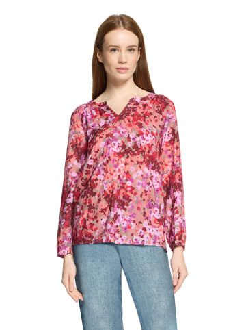 CARTOON Blusenshirt mit Raffung in Violett/Rot