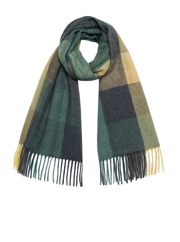 Faera Weicher Schal mit Fransen - Modischer Winter-Accessoire for Damen in Grün