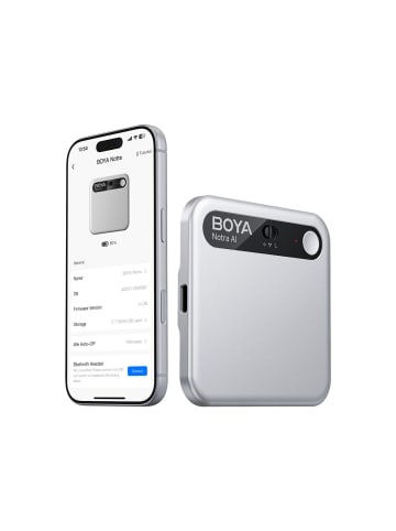 Boya Notra Diktiergerät KI Transkription Recorder