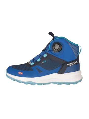 Trollkids Wanderschuh Hiker Mid XT Trollfjord in harbor blue/aqua haze