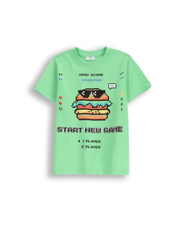 Coccodrillo T-Shirt mit kurzen Ärmeln in grün