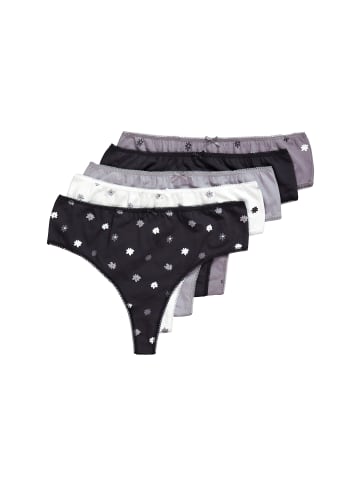 Ulla Popken String in schwarz