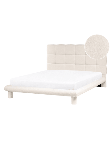 Beliani Doppelbett CRESSAT in Weiß - (W) 164 x (H) 109 x (L) 217 cm