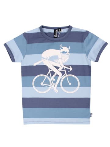 Danefae T-Shirt Erik Wikinger Biking in Blau