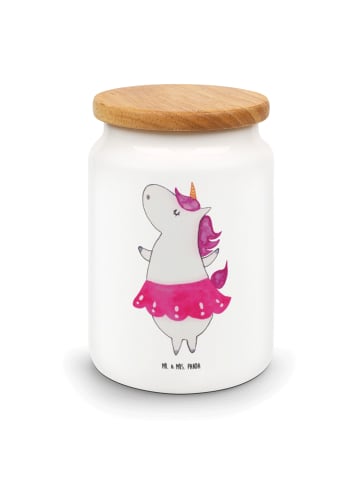 Mr. & Mrs. Panda Müslidose Einhorn Ballerina ohne Spruch in Weiß