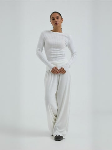 Seamless Basic Hemd Jacquard in Off-white