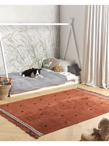 Beliani Kinderteppich LAZA in Braun - (W) 140 x (L) 200 cm