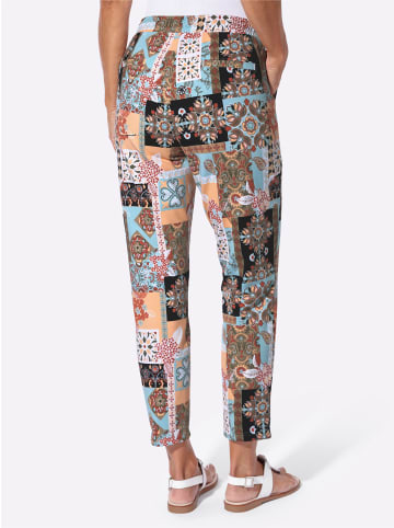 WITT WEIDEN Sweathose in mint-apricot-gemustert