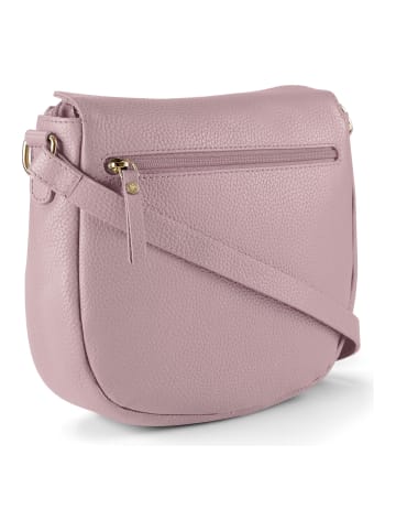 Lazarotti Bologna Leather Umhängetasche Leder 25 cm in rose