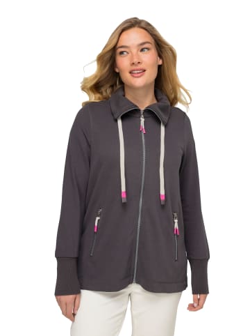 LAURASØN Sweatjacke in dunkelgrau