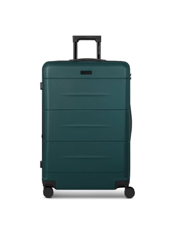 Police London 4 Rollen Trolley 74 cm mit Dehnfalte in petrol