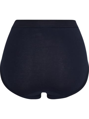 Con-ta Baumwolle, Feinripp Taillenslip 2er-Pack in marine