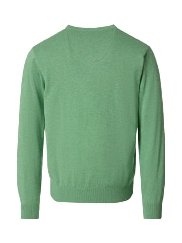 V-Ausschnitt Pullover in grün
