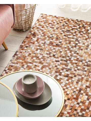 Beliani Patchwork TORUL in Braun/Beige - (W) 160 x (H) 1 x (L) 230 cm