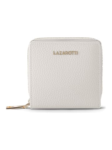 Lazarotti Bologna Leather Medium Zip-Around Geldbörse Leder 10 cm in cream