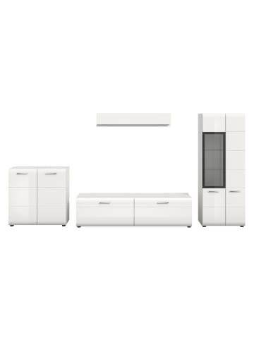 ebuy24 Regalkombination Ice Weiß 315 x 41 cm