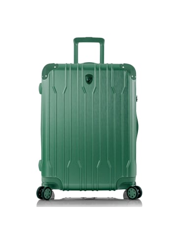 Heys Xtrak 4 Rollen Trolley M 66 cm mit Dehnfalte in midnight green