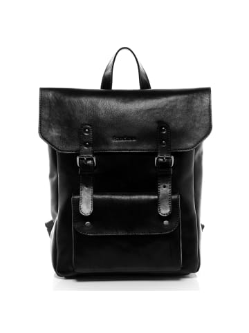 FEYNSINN Leder-Rucksack Leder Backpack Unisex PHOENIX in schwarz