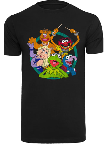 F4NT4STIC T-Shirt Disney Die Muppets Group Circle in schwarz