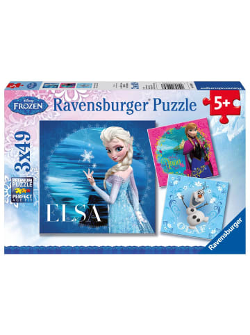 Ravensburger Disney Frozen: Elsa, Anna & Olaf. Puzzle 3 x 49 Teile