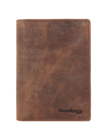 Greenland Nature Montenegro Reisepassetui RFID Leder 12 cm in braun