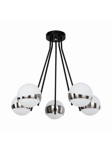 Licht-Erlebnisse Deckenlampe (B)64 x (L)64 x (H)58 cm in Schwarz Weiß NickelSchwarz Weiß Nickel