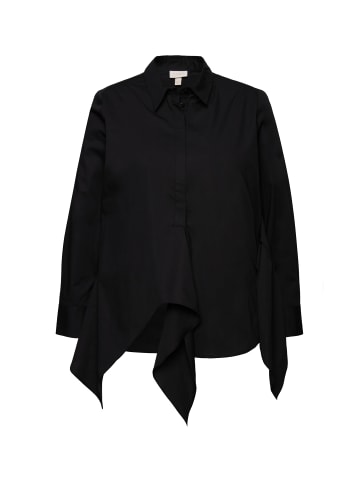 Ulla Popken Hemdbluse in schwarz