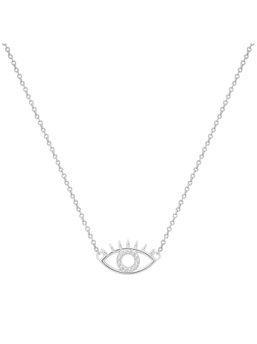 Glanzstücke München Kette Allsehendes Auge aus Sterling Silber mit Zirkonia in silber