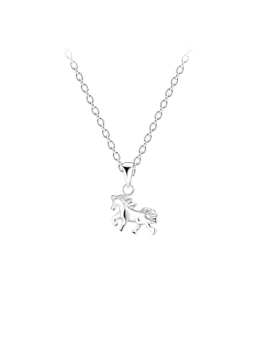 Alexander York Kette mit Anhänger PFERD in 925 Sterling Silber, 2-tlg. in silber