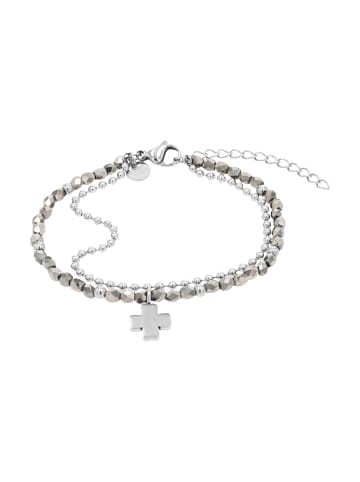 Tom Tailor Armband Edelstahl in silber