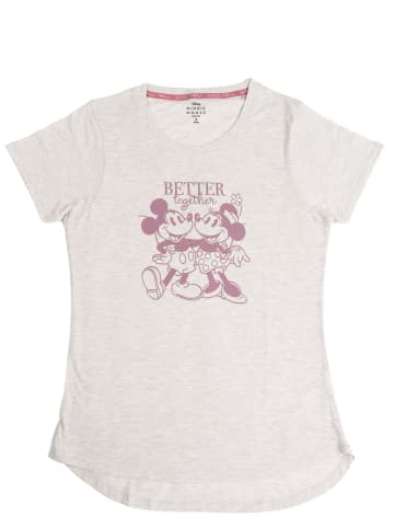 Disney Disney Minnie Mouse T-Shirt Better together Oberteil Shirt Top in beige