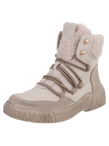 Ital-Design Stiefelette in Beige