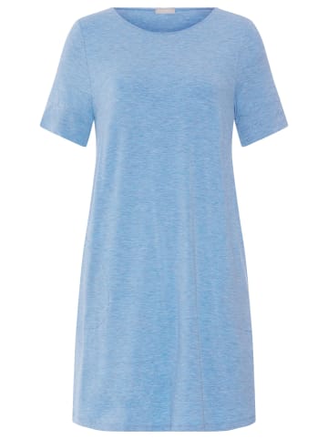 Hanro Nachthemd Natural Elegance in Bluebird
