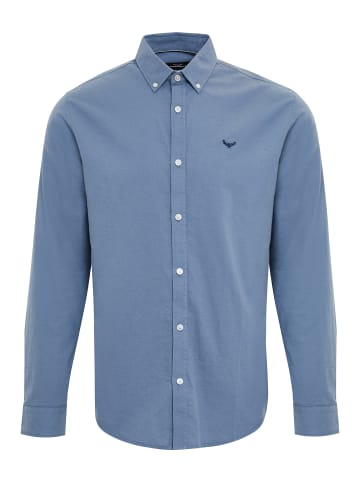 Threadbare Langarmhemd Beacon in Solid Denim
