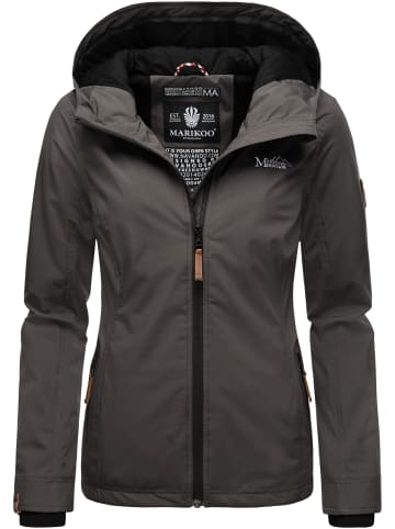 Marikoo Übergangsjacke Brombeere in Anthracite