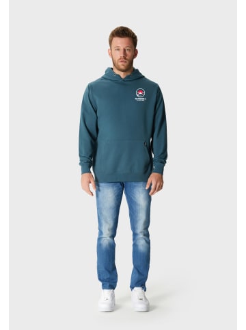 OLDSKULL Hoodie Asian Futeesan in Dark green