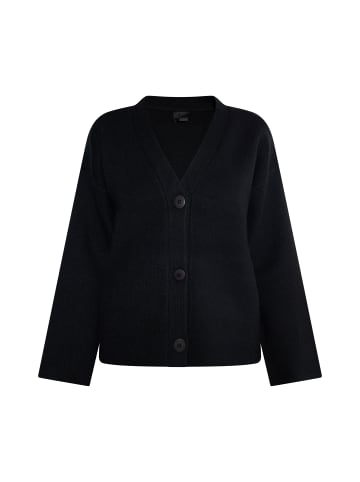 DreiMaster Klassik Damen Strickjacke in Schwarz