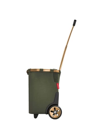 Reisenthel carrycruiser - Einkaufstrolley 47.5 cm (leo vanilla) in forest gold