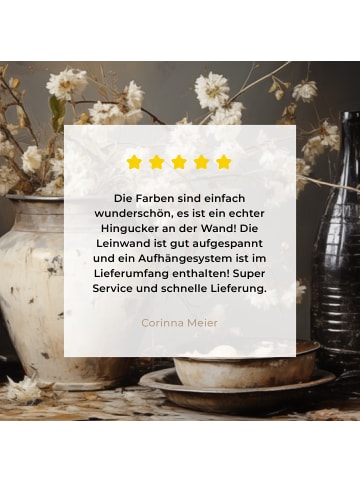 MuchoWow Leinwand bilder Stillleben (BxH)