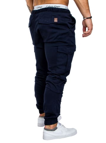 Amaci&Sons Cargo Jogger-Chino LOS ANGELES in Navyblau